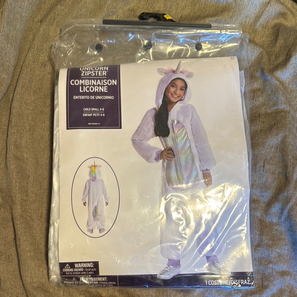 NWT Unicorn Zipster Costume